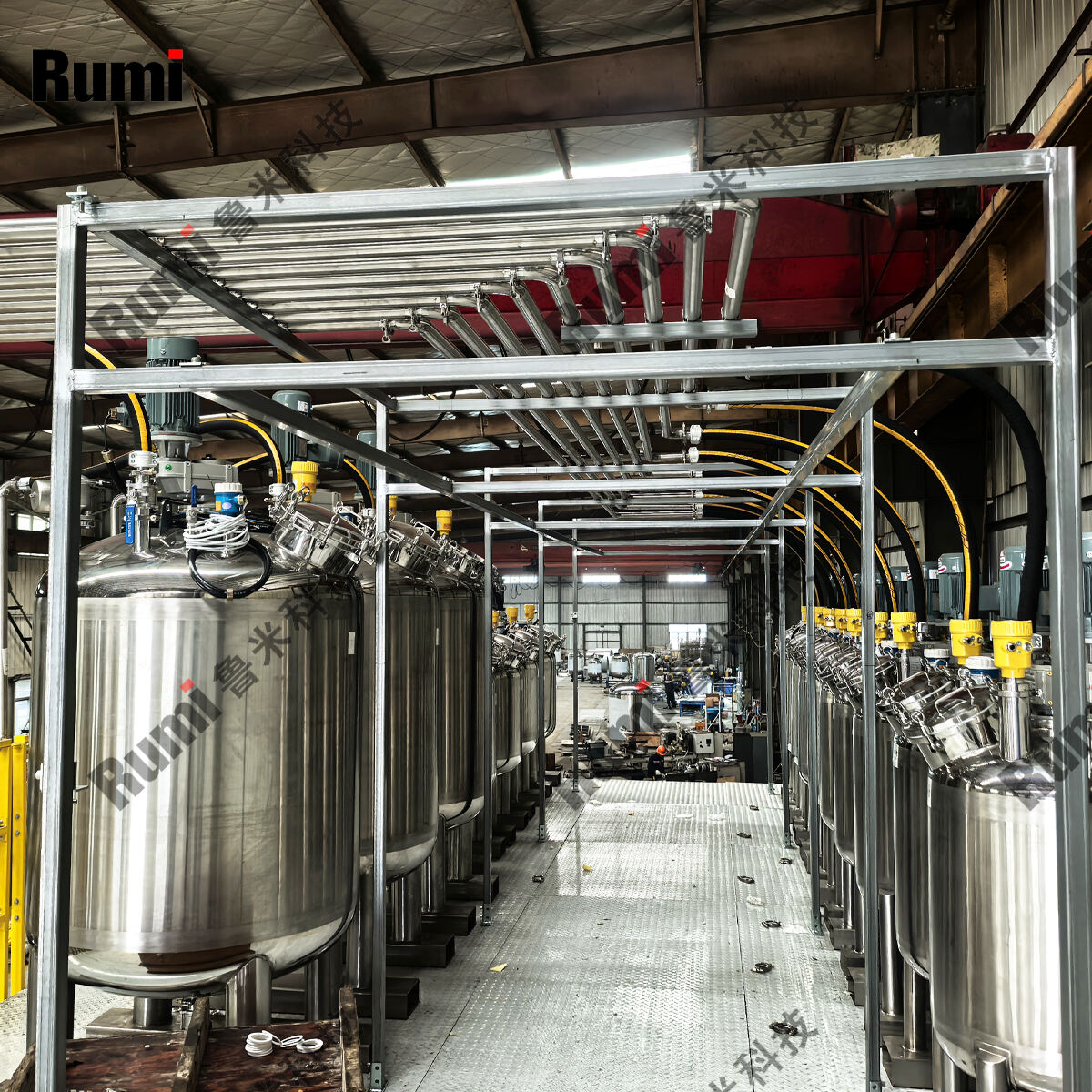 Stainless Steel Color Slurry Mixing Tank