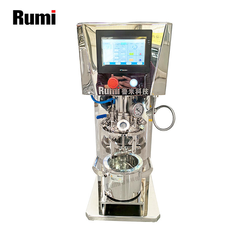 Lab Vacuum Double Shaft Dispersing Mixer