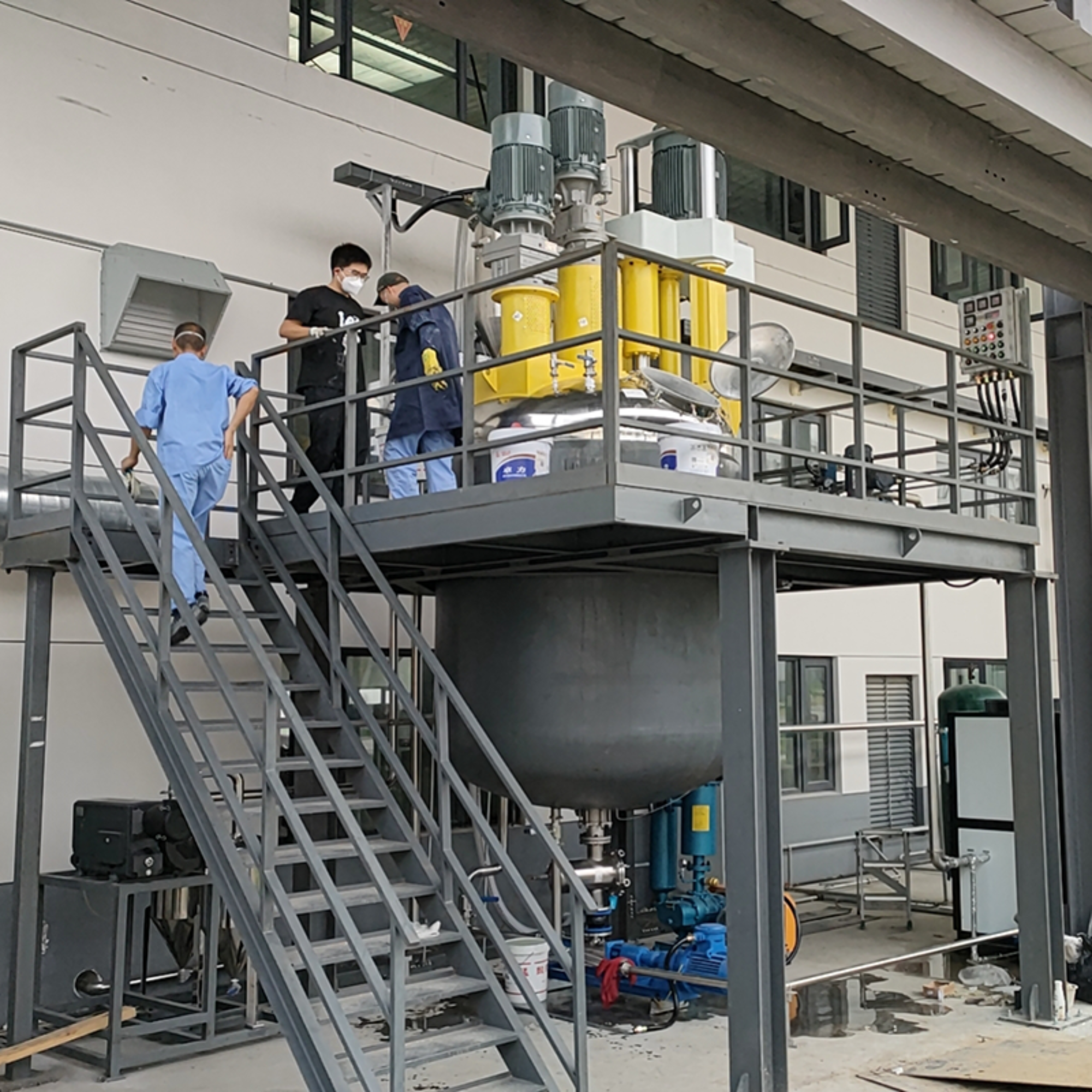 6000 litres Explosion Proof Multi-functional High Speed Dispersing Tank